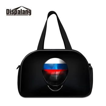 

Dispalang 3D Printed Personalized Russia Style Picture on Travel Duffel for Men Cotton and Canvas Popular Designs Luggage Totes