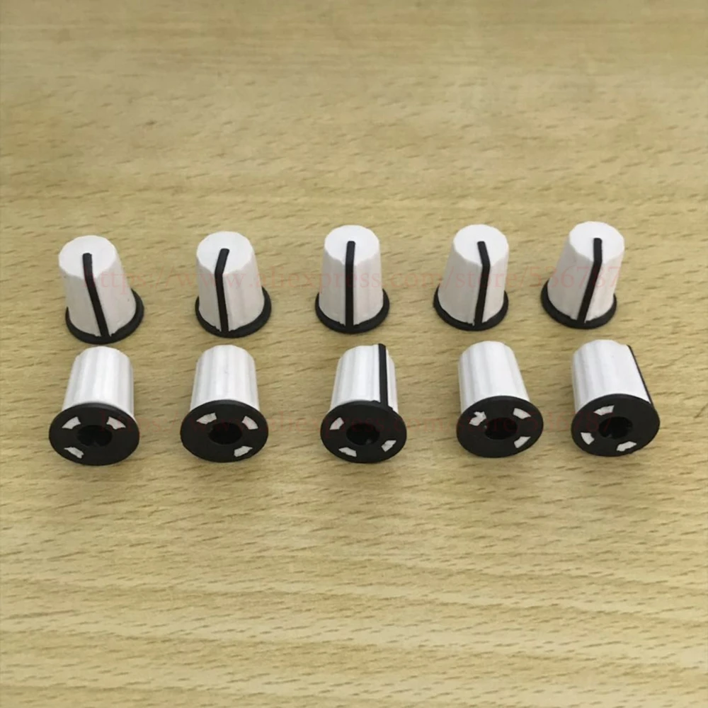 

10PCS white EQ Cap Equalizer Knob / High School Bass Pot Knob Cap for Pioneer DJ MIXER DJM djm-2000 900 850 750 700 800