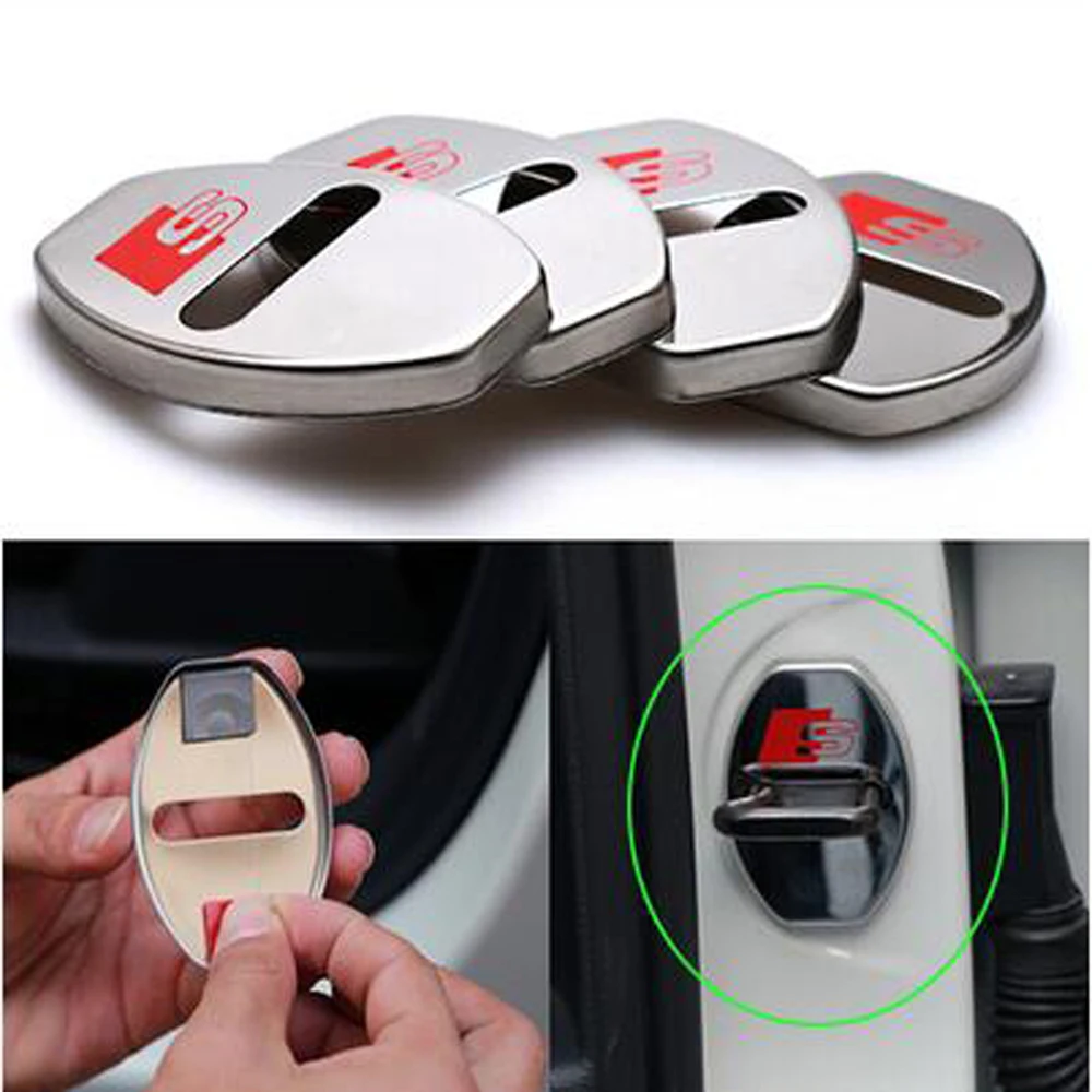 CL VM66 Door lock cover car styling for Audi all series Q3 Q5 SQ5 Q7 A1