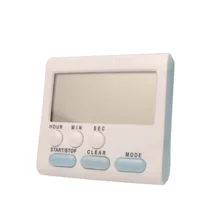 Digital electronic multi-function timer, LCD screen kitchen timer, with the support of the kitchen timer, free shipping