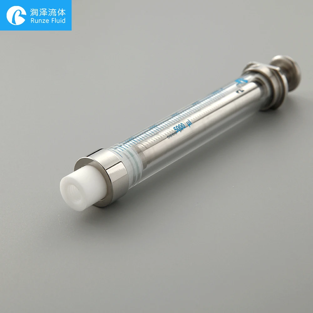 5 мл PTFE химический инъекционный шприц антикоррозийный