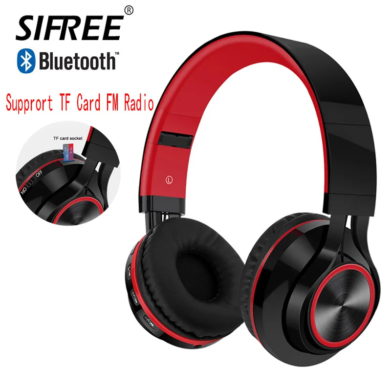 

Wireless Headphone Bluetooth Headset Foldable Headphone Adjustable Earphones With Microphone For mobile phone Support TF Card FM