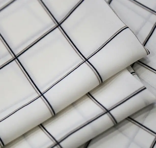 Camisa De Tecido Xadrez Preto E Branco Vestido De Saia Roupas Personalizadas Tecido Moda Plaid Fabric Black White Plaid Fabricclothing Fabric Aliexpress