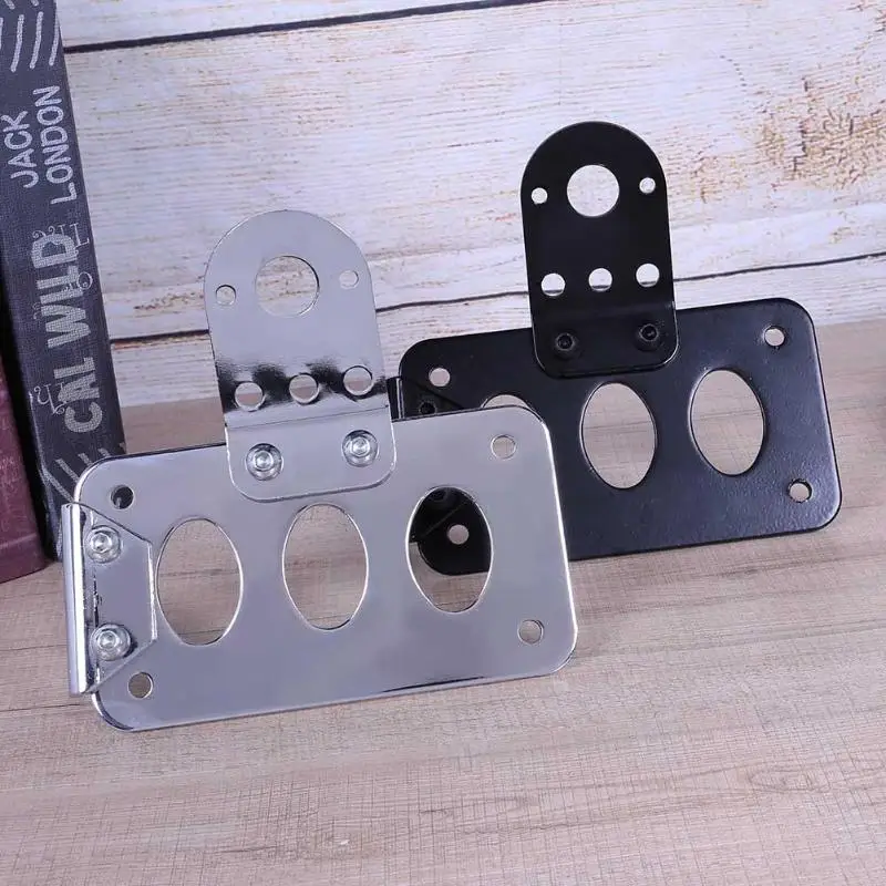 

Universal Motorcycle Side Mount Aluminum Tail Light Holder License Plate Bracket Installing Accessory Bag Moto Accessorieas
