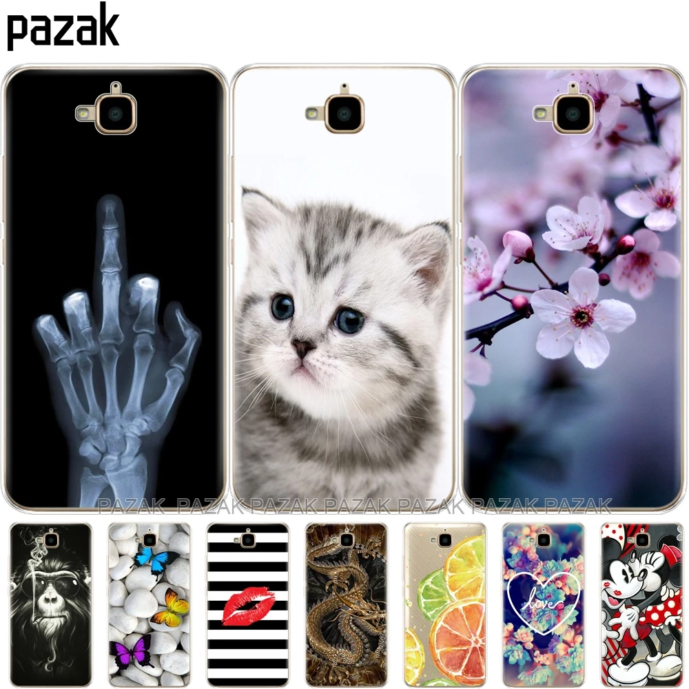 

silicone case for Huawei Honor 4C Pro Honor 4C Pro Covers Soft Silicone Back cover for Huawei Y6 Pro 2015 TIT-L01 TIT-TL00 Phone