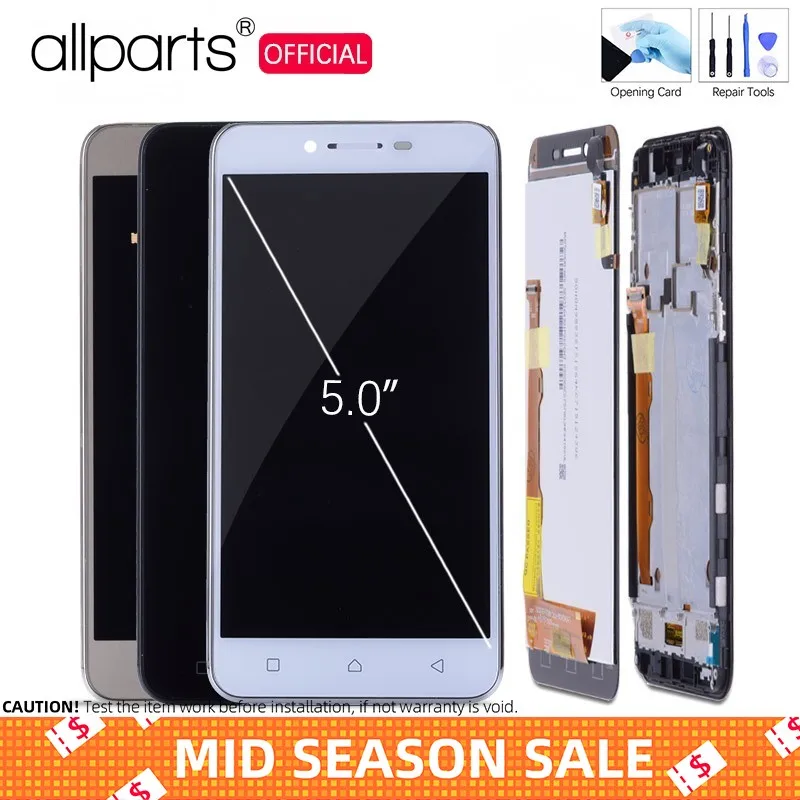 

ORIGINAL IPS LCD For Lenovo K5 LCD Touch Screen Digitizer with Frame for Lenovo Vibe K5 LCD Display A6020A40 A6020 A40 #4
