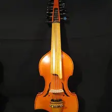 Барокко Стиль SONG Brand Master 7*7 strings 1" viola d'Amore,#10007