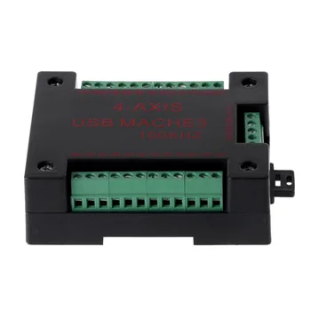 

CNC USB MACH3 100Khz Breakout Board 4 Axis Interface Driver Motion Controller
