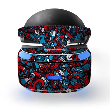 

Cool Graffiti Illustration Design Design Decal PSVR Skin Sticker for Sony Playstation PS VR Console Protective Cover