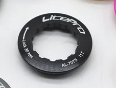 LITEPRO кассета Freewheel замок крышки 11 T крышка маховика из алюминиевого сплава 7075 горный велосипед складной дорожный велосипед Freewheel часть - Цвет: Черный