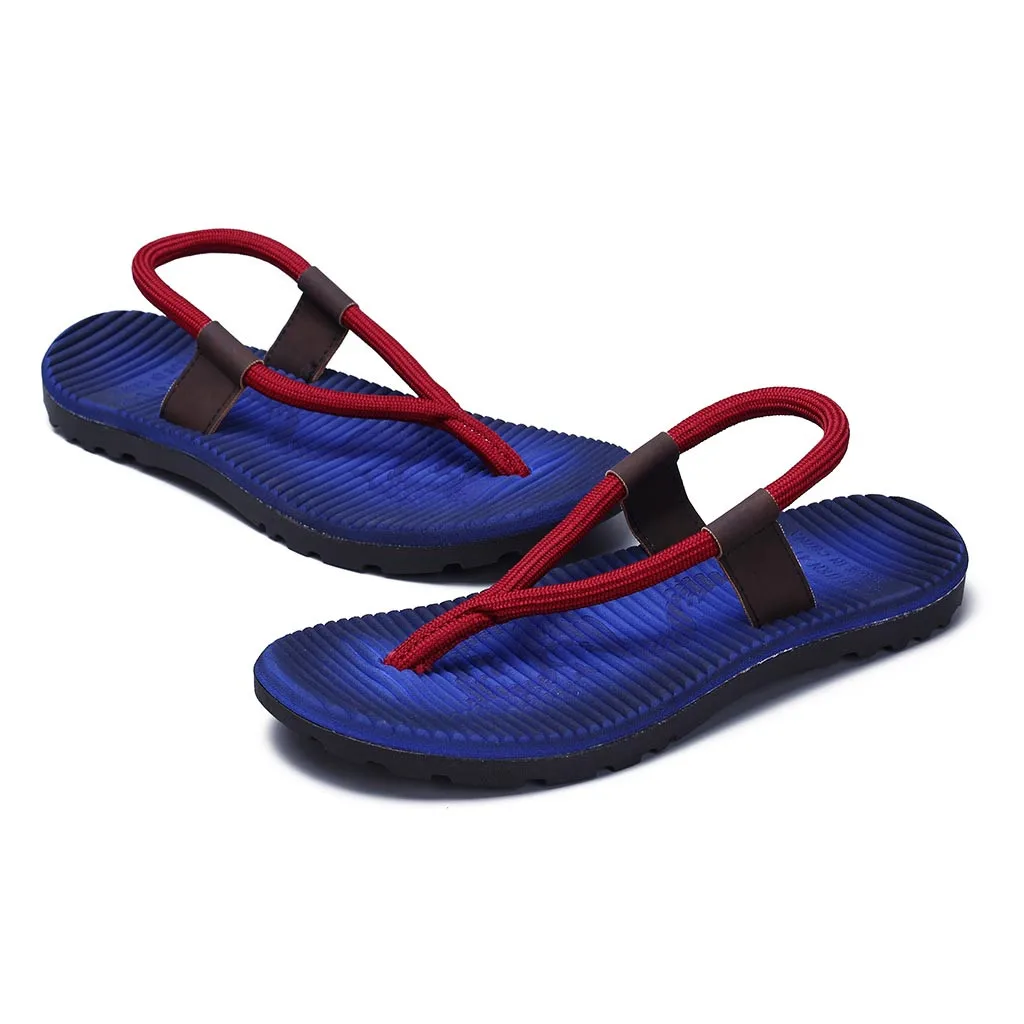 Mokingtop(mokingtop); мужские модные повседневные вьетнамки на плоской подошве; пляжные сандалии; нескользящая обувь для улицы; Chaussures hommes# es5