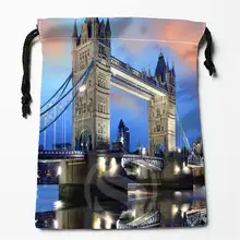 T#! o89 город Лондон Великобритания печать на заказ получить степень сжатия сумки drawstring сумки размер 18X22 см 7& 12ft-o89