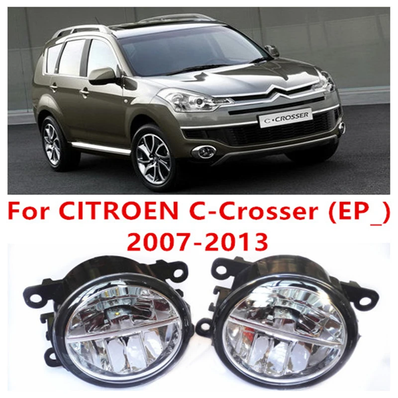 

For CITROEN C-Crosser (EP_) 2007-2013 10W Fog Light LED DRL Daytime Running Lights Car Styling lamps