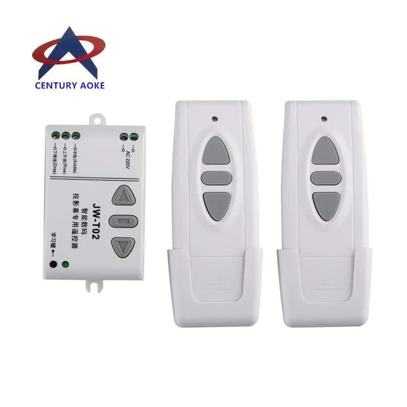 

Ac 220 v 433mhz intelligent digital RF wireless remote control switch system for projection screen/garage door/blinds