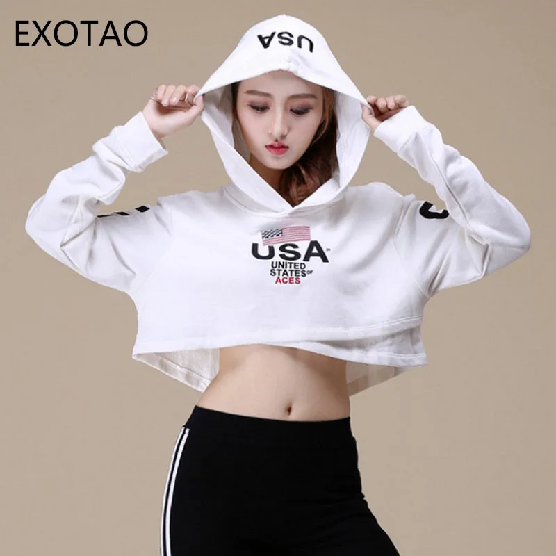 Exotao Для женщин спортивные Костюмы наряд Фитнес trainingspak пот укороченный топ