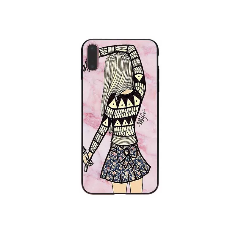 Мягкий черный Чехол BBF с надписью best forever friends для Apple iPhone 7 8 6 6S Plus X XS MAX 5 5S SE