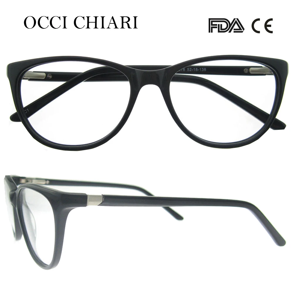 Оправа для очков OCCI CHIARI 2018 модные дизайнерские женские оправы глаз с прозрачными