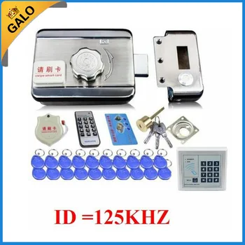 

2-30 tags RFID keypad 125KHZ Electric Gate Door Lock Secure Electric metallic Lock Electronic Door Lock for Video Intercom