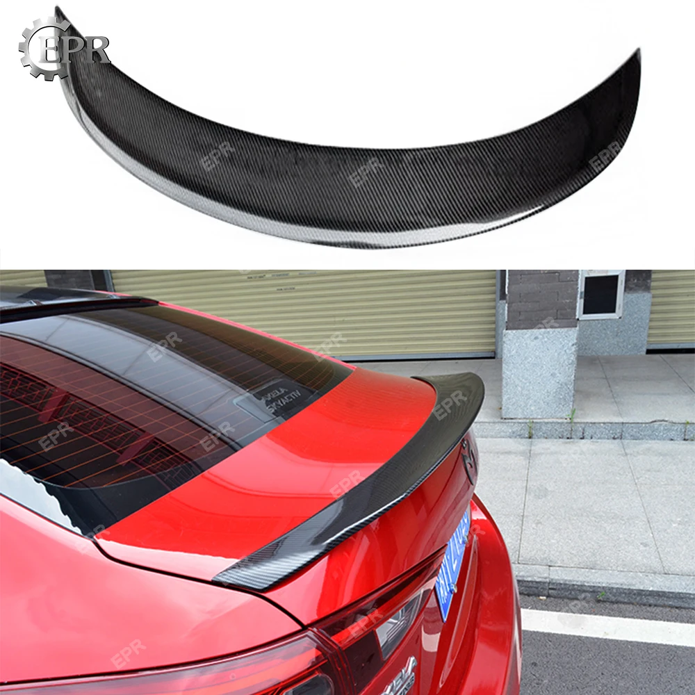 Задний спойлер из углеродного волокна (5Dr) для Mazda 3 Axela BM 2014 AE|Обвесы| |