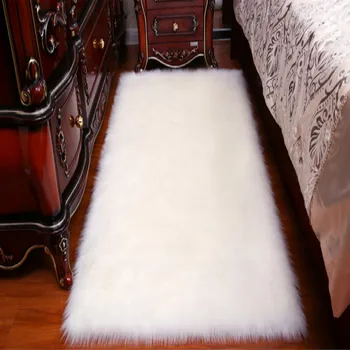

60*120CM diameter 35 50 90CM white pink gray badroom floor living room fur rug tapetes fluffy rug rugs for bedroom round rug