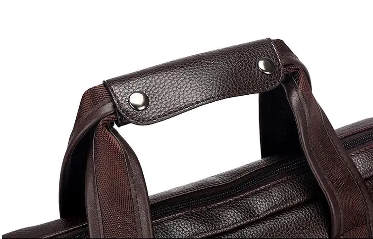 Мужской повседневный портфель, деловая сумка через плечо, сумка через плечо, мужской портфель, кожаная сумка, сумка для ноутбука