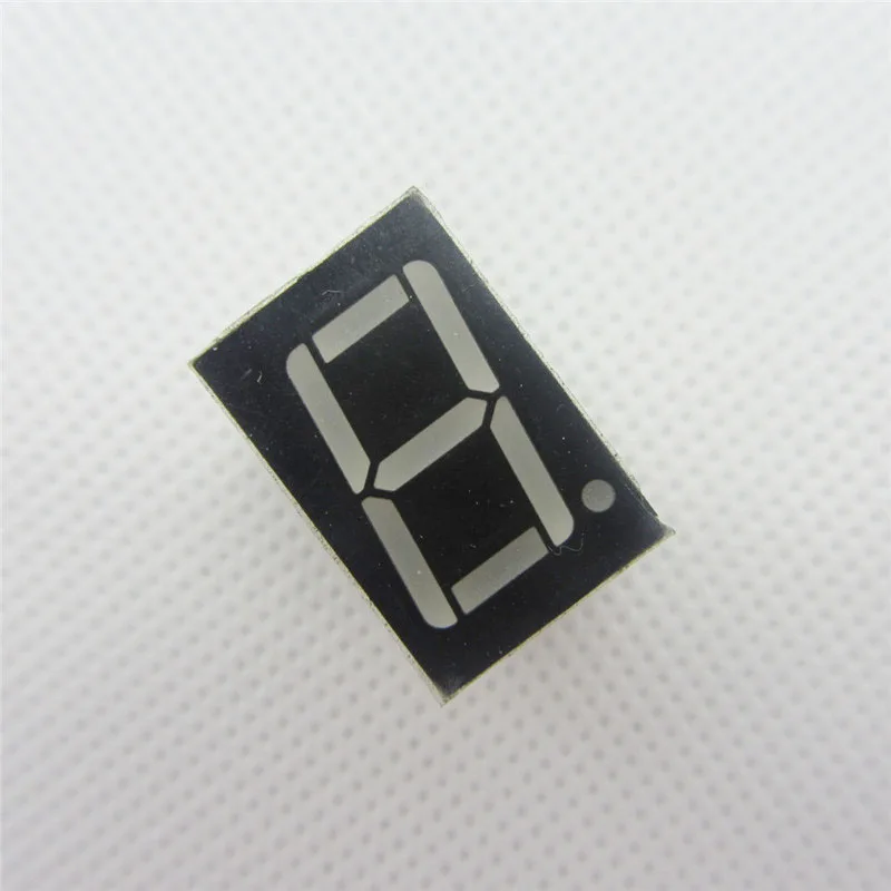 

Big Sale!!! 10pcs 1bit 1 bit Common Anode Positive Digital Tube 0.56" 0.56in. Red LED Digit 7 Segment