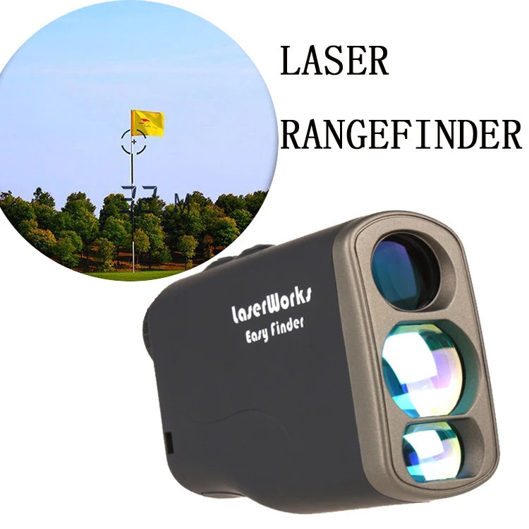 1000m 6X21 handheld laser font b rangefinder b font golf range finder speed detector distance meter