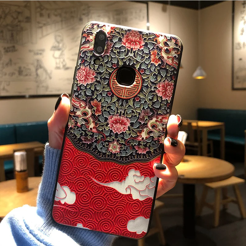 

For Huawei Honor P30 P20 P10 V9 V10 9 10 8X Max Play V20 Plus Pro Lite 3D Relief Painted Shell Ultra-thin Cover Anti-fall Case