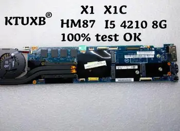 

KTUXB 11298-2 48.4LY06.021 suitable for Lenovo ThinkPad X1 X1C Laptop motherboard CPU 4210U RAM 8G DDR3 100% Test OK