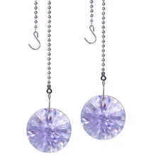 H& D фиолетовый большой солнцезащитный Ловец Радуга производитель прозрачное окно солнцезащитный Ловец Кристалл 40 мм круглый, упаковка из 2