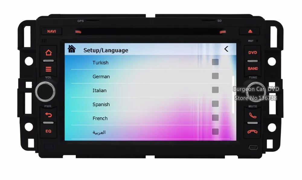 Discount Factory Price Car DVD Player for Chevy Chevrolet Cobalt Silverado Suburban Buick Enclave Radio Stereo BT GPS Navigation system 41