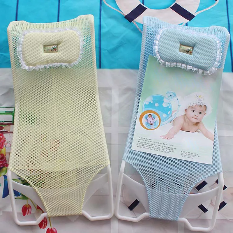 Goedkoop Pasgeboren Douche Bad Mesh Rack Ondersteuning Hangmat Seat Anti Slip Voor Badkamer NSV775