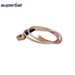 Superbat мини-PCI адаптер кабель IPX/u. fl к RP-SMA Мужской (женский в) Угловые помощью соединительного кабеля RG178 15 см
