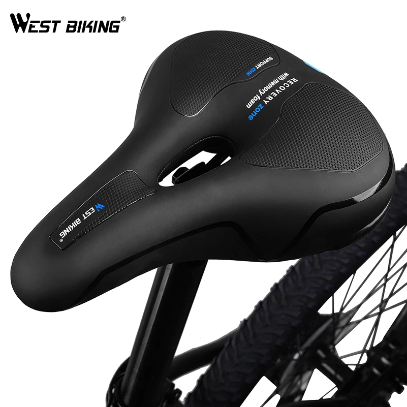 WEST BIKING утолщенное велосипедное седло удобное переднее сиденье для горного