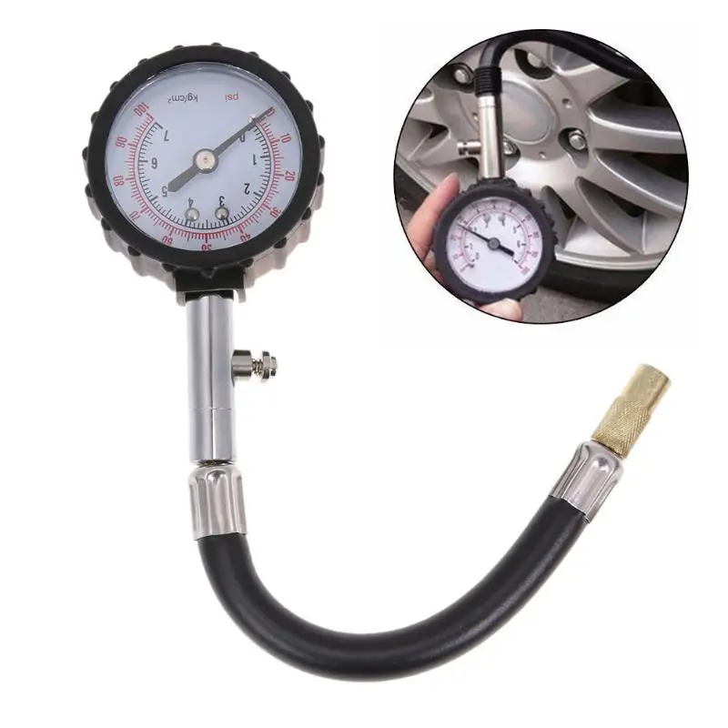 0 100 PSI Accurate Auto Car Tire Pressure Gauge Meter ...
