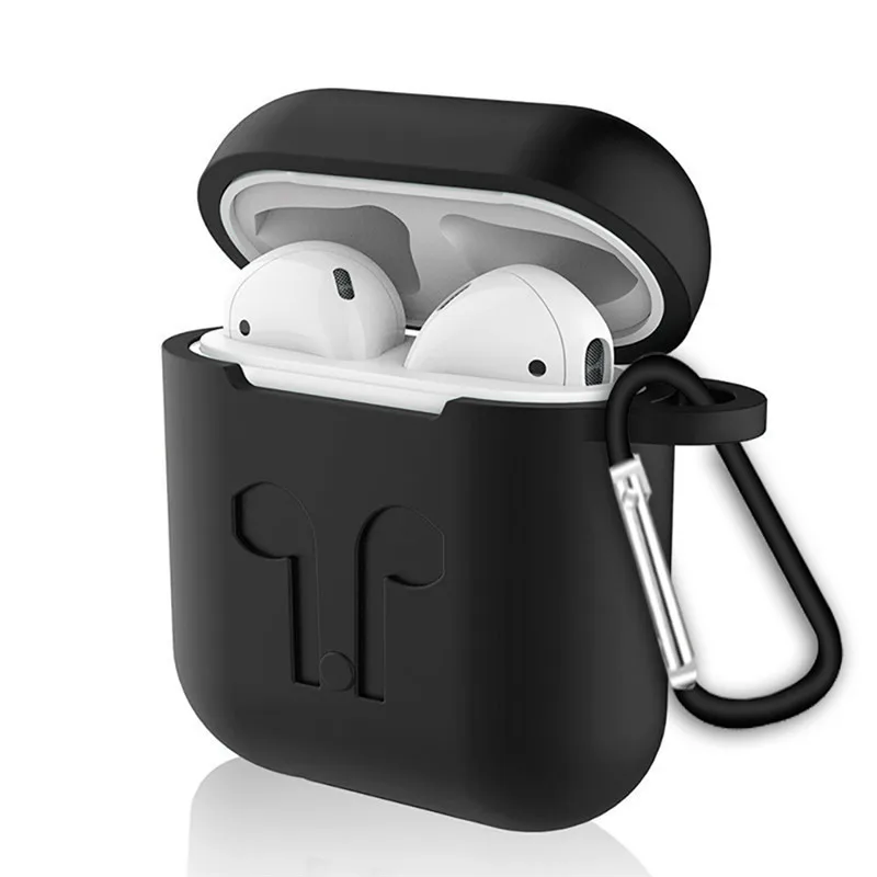 Мягкий силиконовый чехол для Apple Airpods противоударный чехол для наушников Защитный Водонепроницаемый Чехол