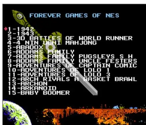 Картридж игровой для консоли NES 405 в 1 72 контактный картридж FOREVER GAMES OF NES|game of|game