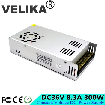 

Small Volume Single Output 300W 8.3A DC36V Power Supply Switch Transformer 110V 220V AC TO DC 36V SMPS for LED Light CNC Stepper
