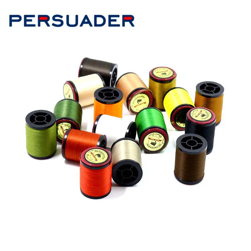 

PERSUADER 2spools 16optional colors 120D will polyester filaments fly tying threads 6/0 lightly waxed & standard bobbin thread