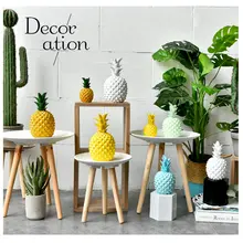 Большая Смола Скандинавское украшение ананас, Ресторанный стол, шкаф, декоративные украшения для дома, спальни, вечерние украшения, подарок