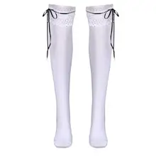 Кружевные высокие носки без пятки хлопковые корейские школьные женские носки кружевные высокие спортивные чулки для девочек polainas mulher inverno