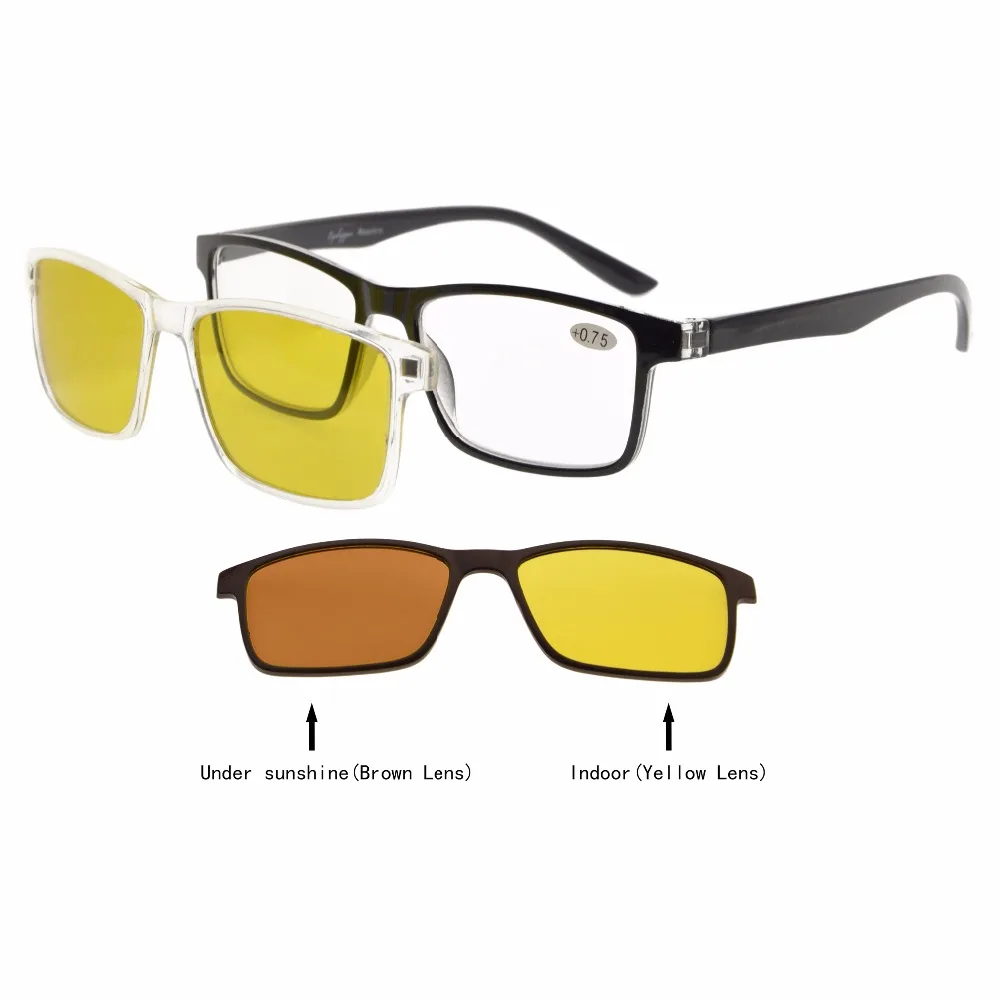 BSR137 Eyekepper Reading Glasses Men Women With Polarized Anti Blue Glare Photochromic Lens