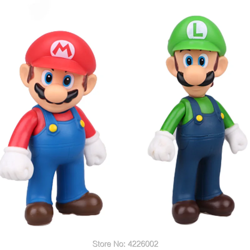 10cm Super Mario Bros Luigi Green Yoshi PVC Action Figures Peach Princess Toad Mushroom Miniatures Figurines Dolls Kids Toys 10cm Super Mario Bros Luigi Green Yoshi PVC Action Figures Peach Princess Toad Mushroom Miniatures Figurines Dolls Kids Toys