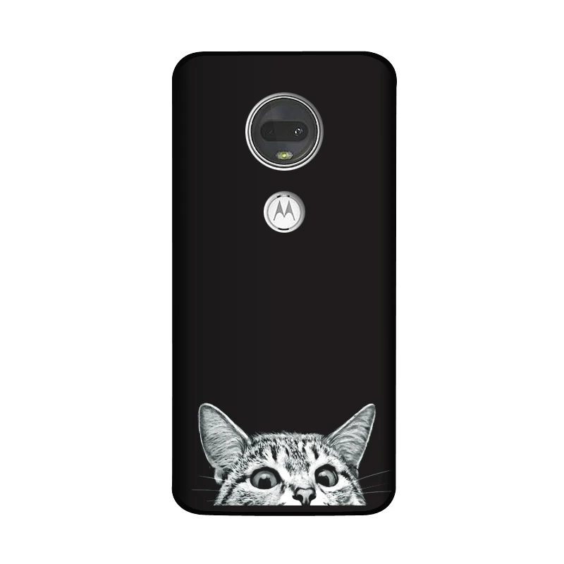 19 Мягкий силиконовый чехол QAQsam для Motorola Moto G7 G 7 Plus Play power с рисунком для Motorola Moto G7 Play Coque - Цвет: 19
