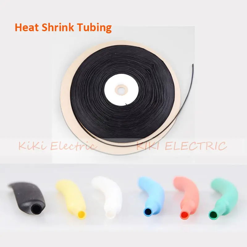 

wholesale and retail!1KV 20mm Dia. Heat Shrinkable Tube Black Shrink Tubing 10M Heat shrink tubing for wire protect