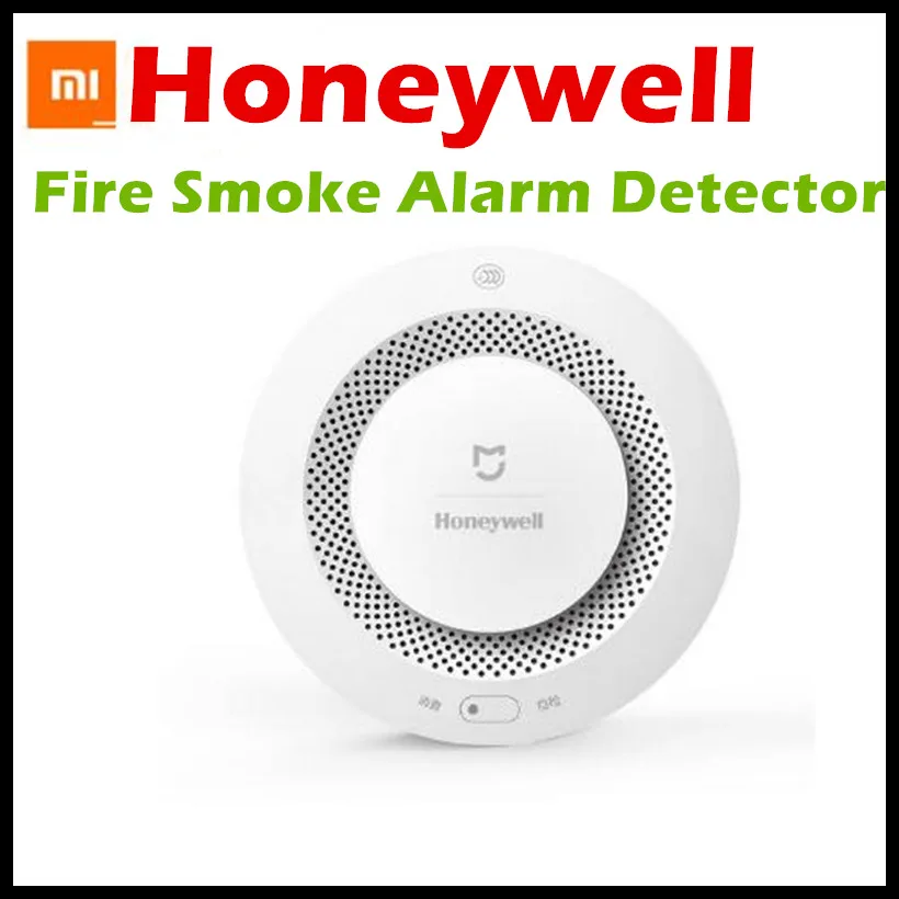 

2017 Xiaomi Mijia Honeywell Fire Alarm Detector Audible And Visual Alarm Work With Gateway Remote Notication Mihome APP Control