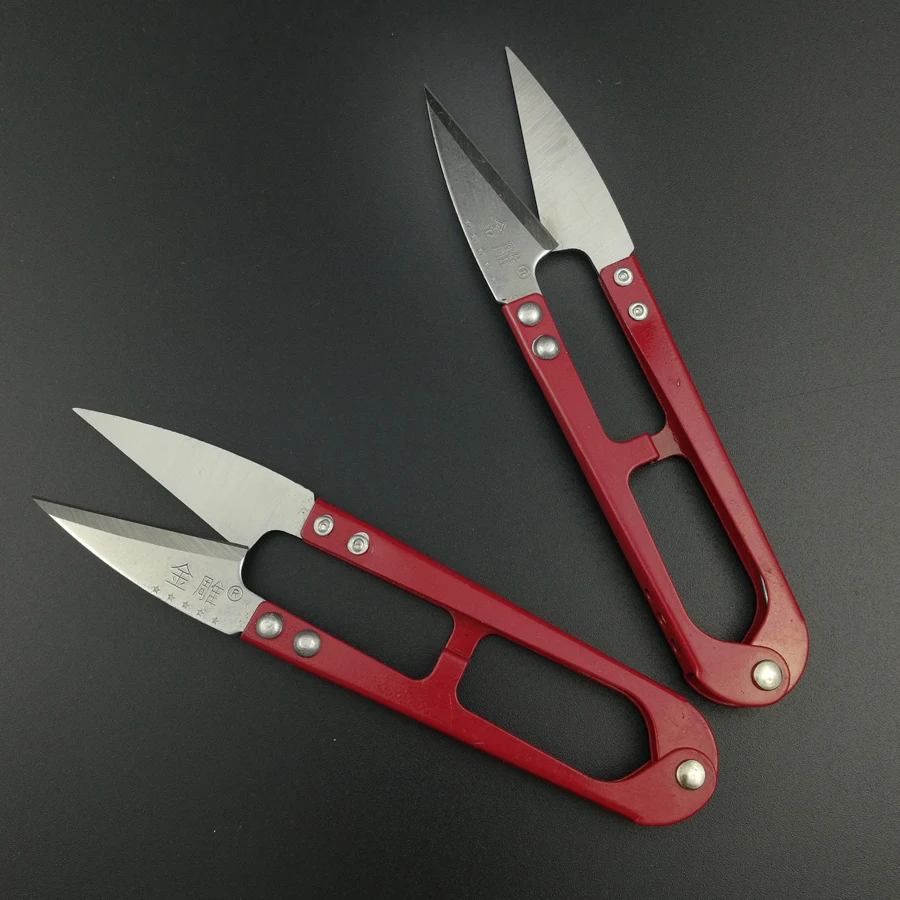 

Hot Sale 1Pcs Size 125mm Useful Trimming Scissors Nippers BigU Shape Clippers Sewing Embroidery Thrum Yarn Tool