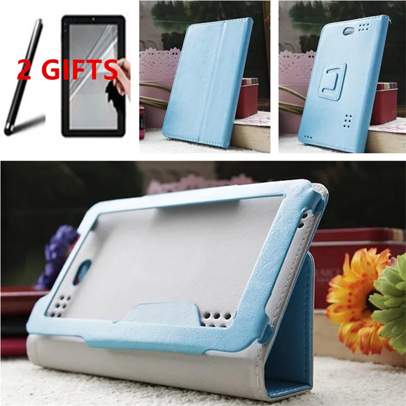 

FREE PEN+FILM for Tesla Element/Impulse/Neon Blank Color/Effect/Atom/Magnet/ 7.0 3G 7 Inch Tablet Case Cover