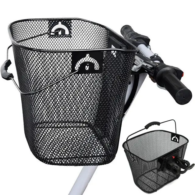 Buy Metal Mesh MTB Mountain Bike Basket Quick Release