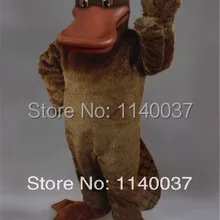 Маскоты коричневый Утконос Маскоты костюм для взрослых Размеры персонажа из мультфильма костюм карнавал необычные костюм